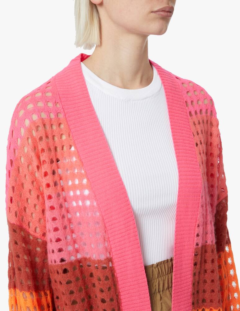rinascente Brodie Cashmere Cardigan in cashmere Sunset - rosa