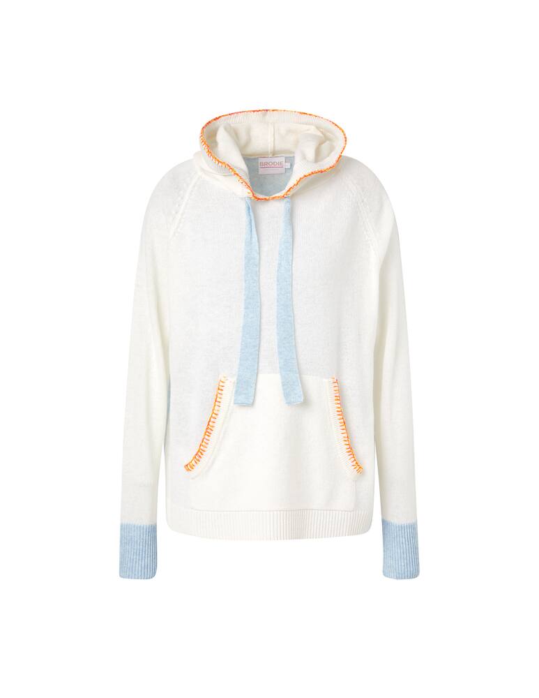 rinascente Brodie Cashmere Cashmere hoodie - white
