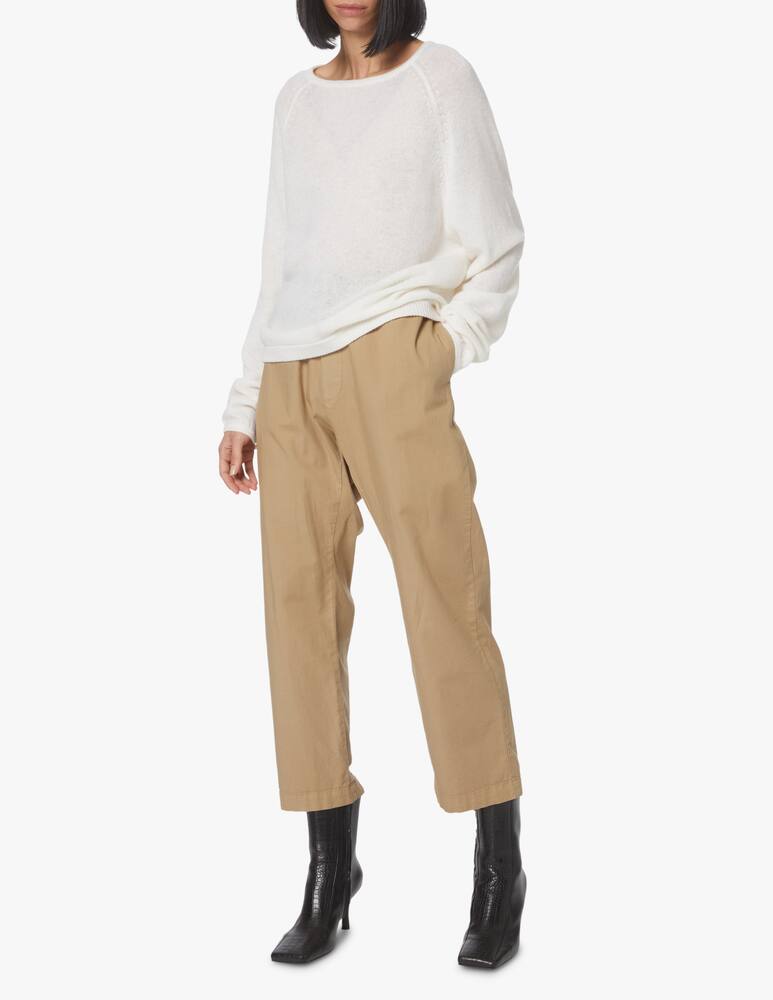 rinascente Brodie Cashmere Open back cashmere jumper - white