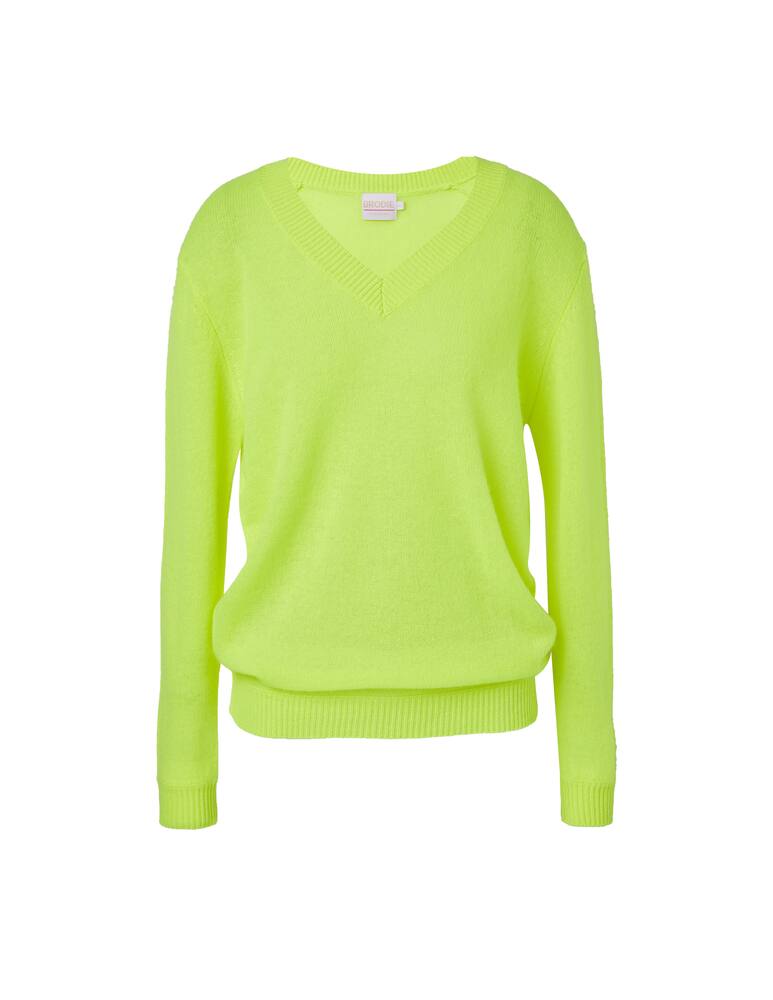 rinascente Brodie Cashmere Maglione in cashmere Boyfriend - giallo