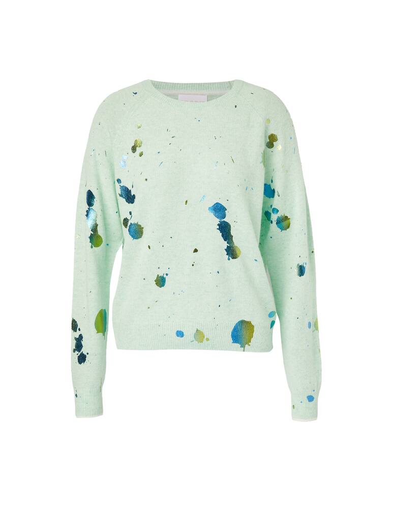 rinascente Brodie Cashmere Shout Out cashemre jumper - green