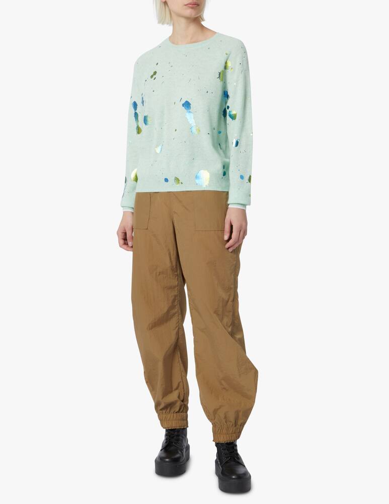 rinascente Brodie Cashmere Shout Out cashemre jumper - green