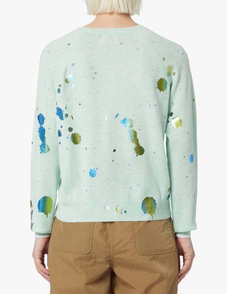 rinascente Brodie Cashmere Shout Out cashemre jumper - green