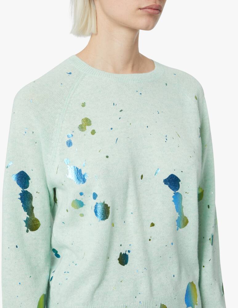 rinascente Brodie Cashmere Shout Out cashemre jumper - green