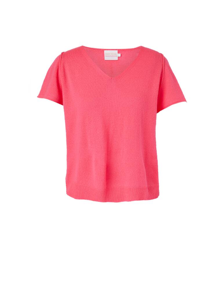 rinascente Brodie Cashmere Penelope cashmere t-shirt - pink