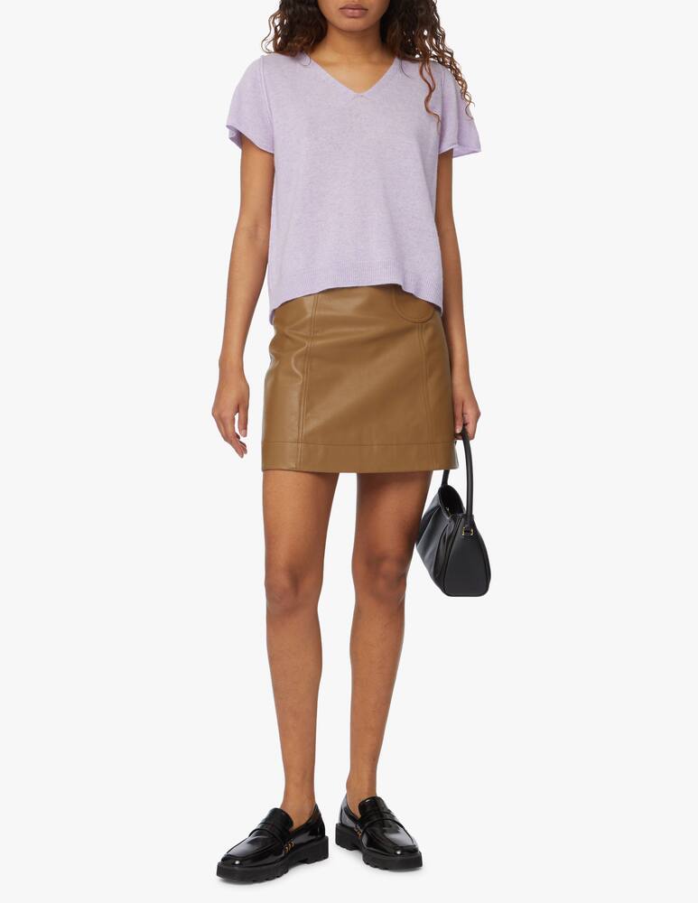 rinascente Brodie Cashmere T-shirt in cashmere Penelope - lilla