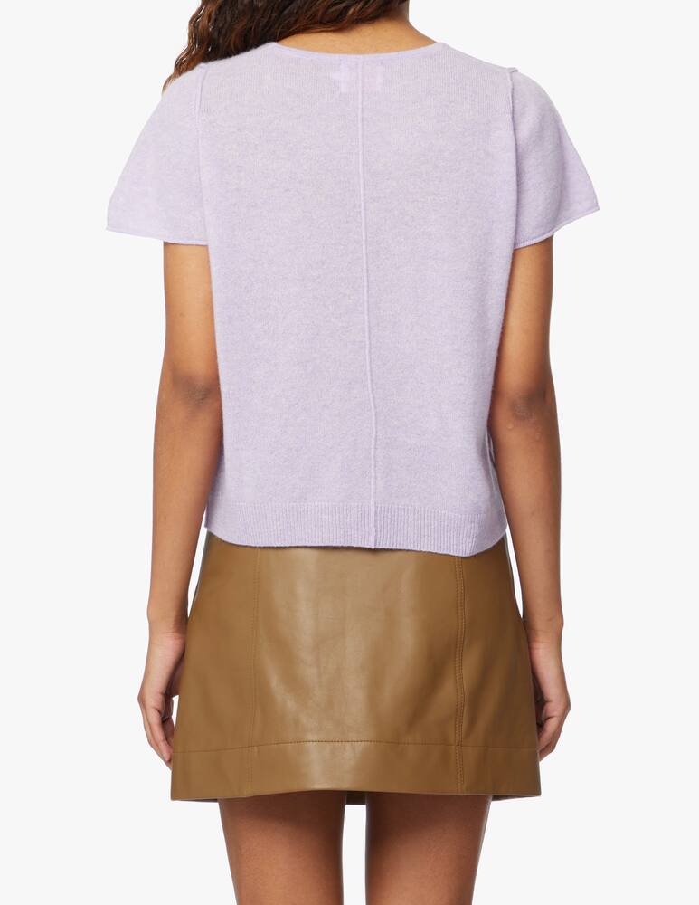 rinascente Brodie Cashmere T-shirt in cashmere Penelope - lilla
