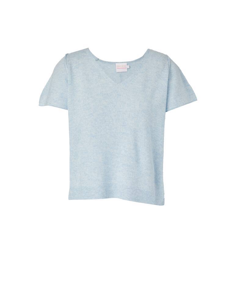 rinascente Brodie Cashmere Penelope cashmere t-shirt - light blue