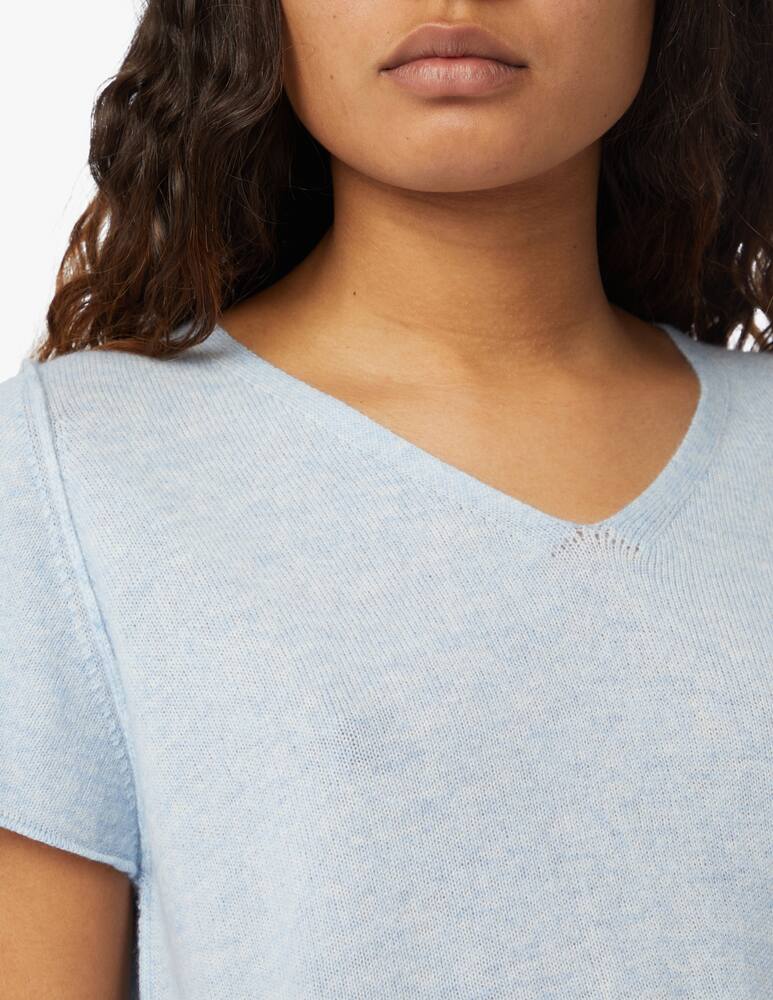 rinascente Brodie Cashmere Penelope cashmere t-shirt - light blue