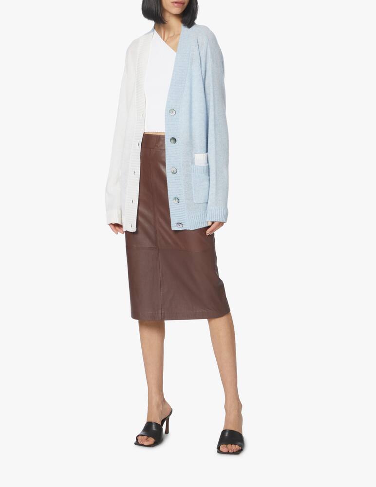 rinascente Brodie Cashmere Cardigan in cashmere Bella - azzurro