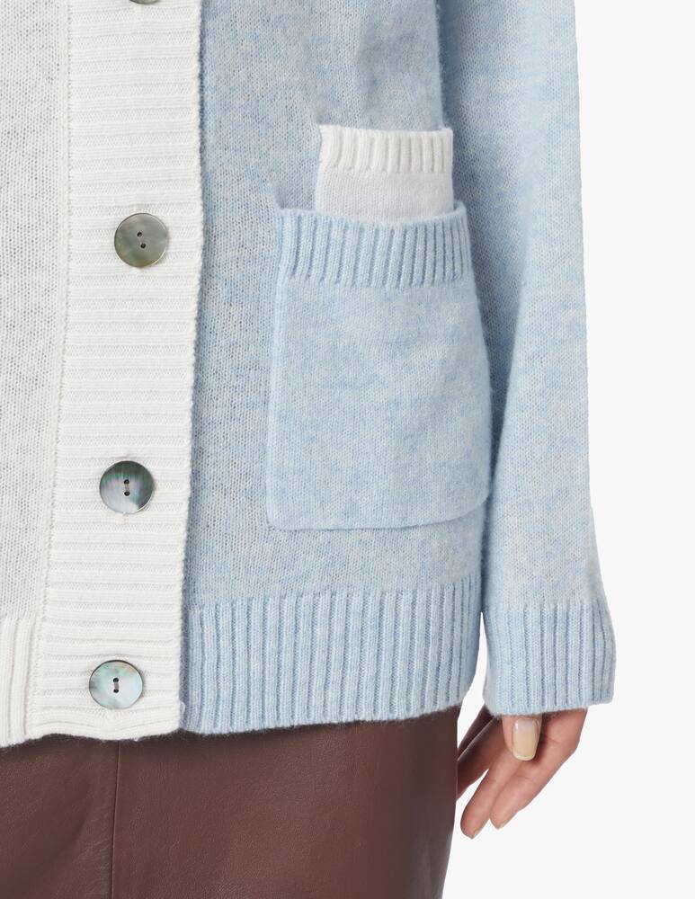 rinascente Brodie Cashmere Cardigan in cashmere Bella - azzurro