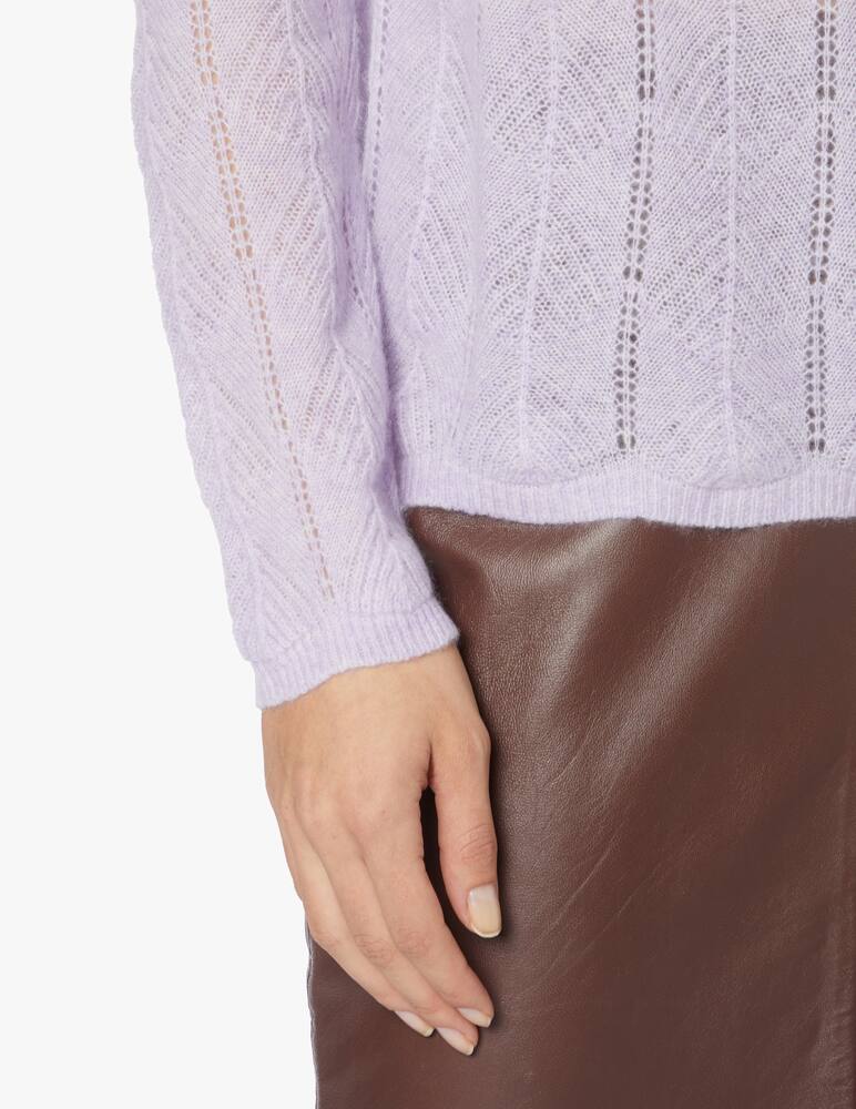 rinascente Brodie Cashmere Ruby reversible top - lilac