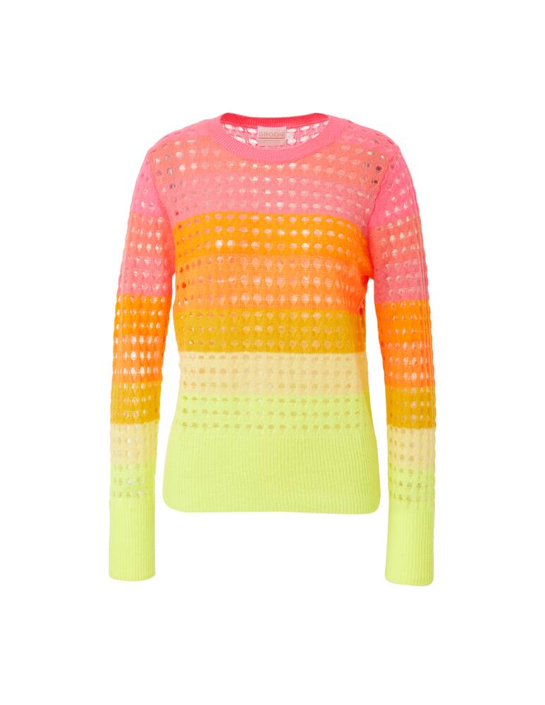 rinascente Brodie Cashmere Maglione traforato Sunset - multicolor