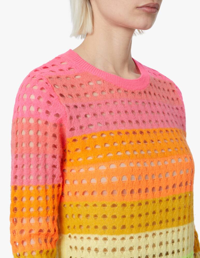 rinascente Brodie Cashmere Maglione traforato Sunset - multicolor