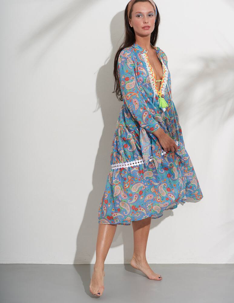 rinascente Amorissimo Caftano lungo in cotone Luli