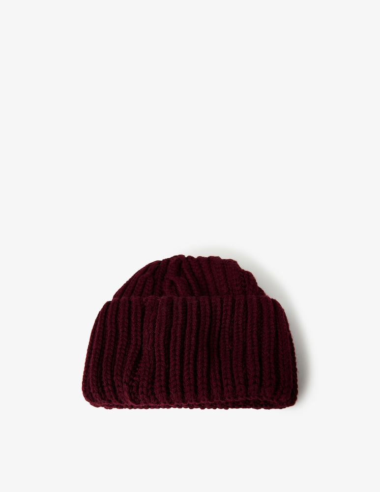 Rinascente Collection Cuffia a coste con bordo alto - immagine 2 Rinascente Collection Cuffia a coste con bordo alto - immagine 2