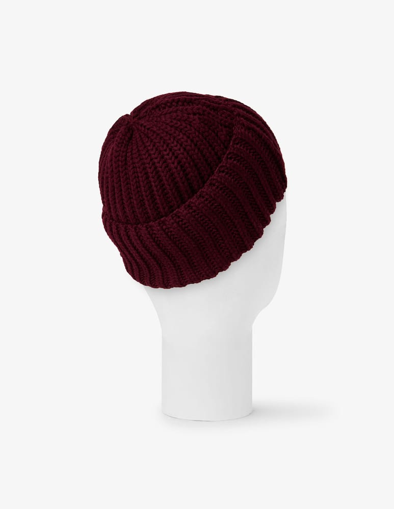 Rinascente Collection Cuffia a coste con bordo alto - immagine 3 Rinascente Collection Cuffia a coste con bordo alto - immagine 3