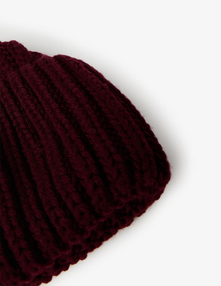 Rinascente Collection Cuffia a coste con bordo alto - immagine 4 Rinascente Collection Cuffia a coste con bordo alto - immagine 4