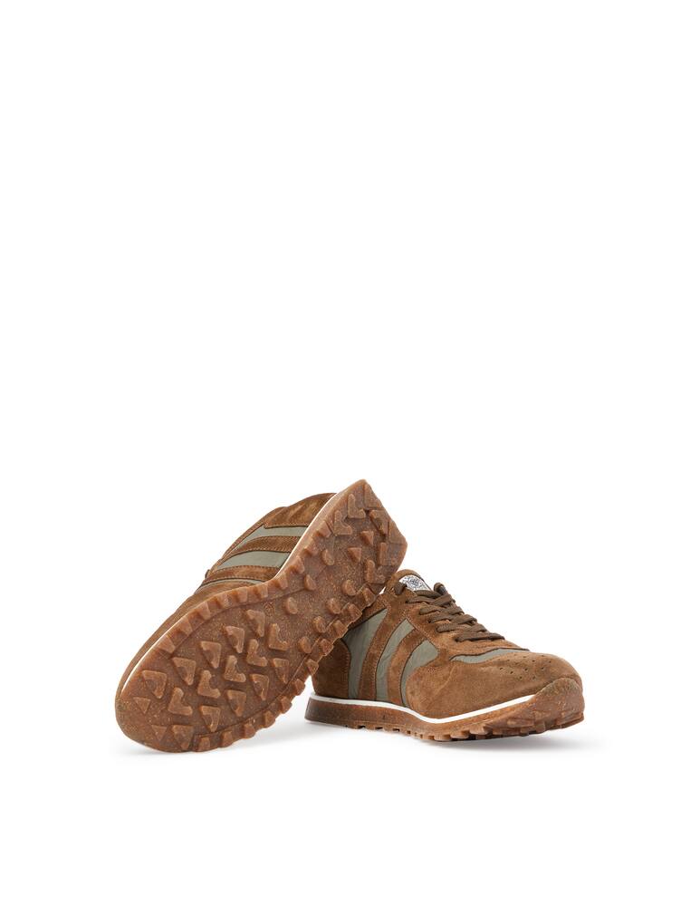 rinascente Alberto Fasciani Suede nylon sneakers - beige