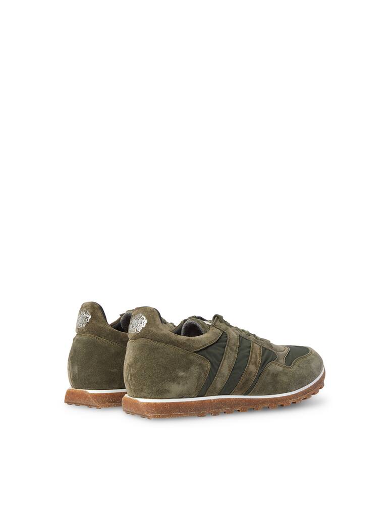 rinascente Alberto Fasciani Suede nylon sneakers - green