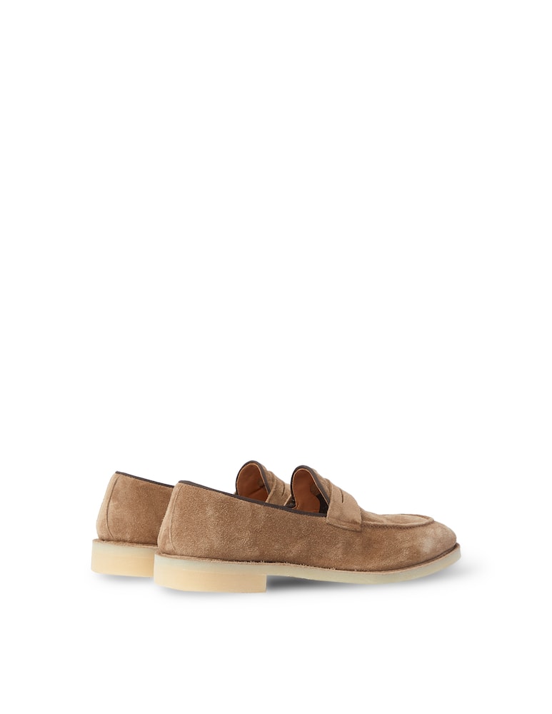 rinascente Alberto Fasciani Mocassini crosta in pelle - beige