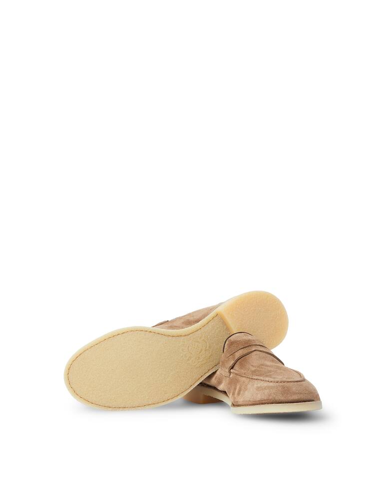 rinascente Alberto Fasciani Mocassini crosta in pelle - beige