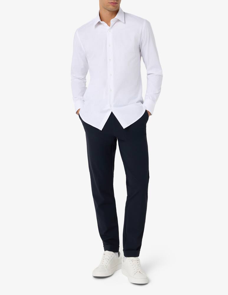 Sartoria Italiana Camicia in popeline di cotone stretch modern fit - immagine 2
