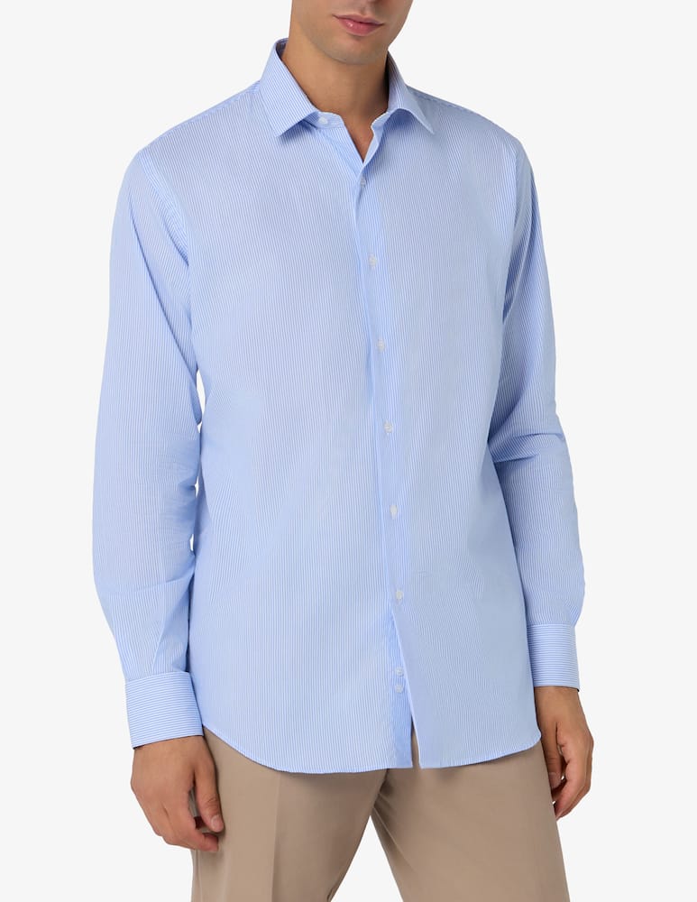 Sartoria Italiana striped poplin shirt - picture 1 Sartoria Italiana striped poplin shirt - picture 1