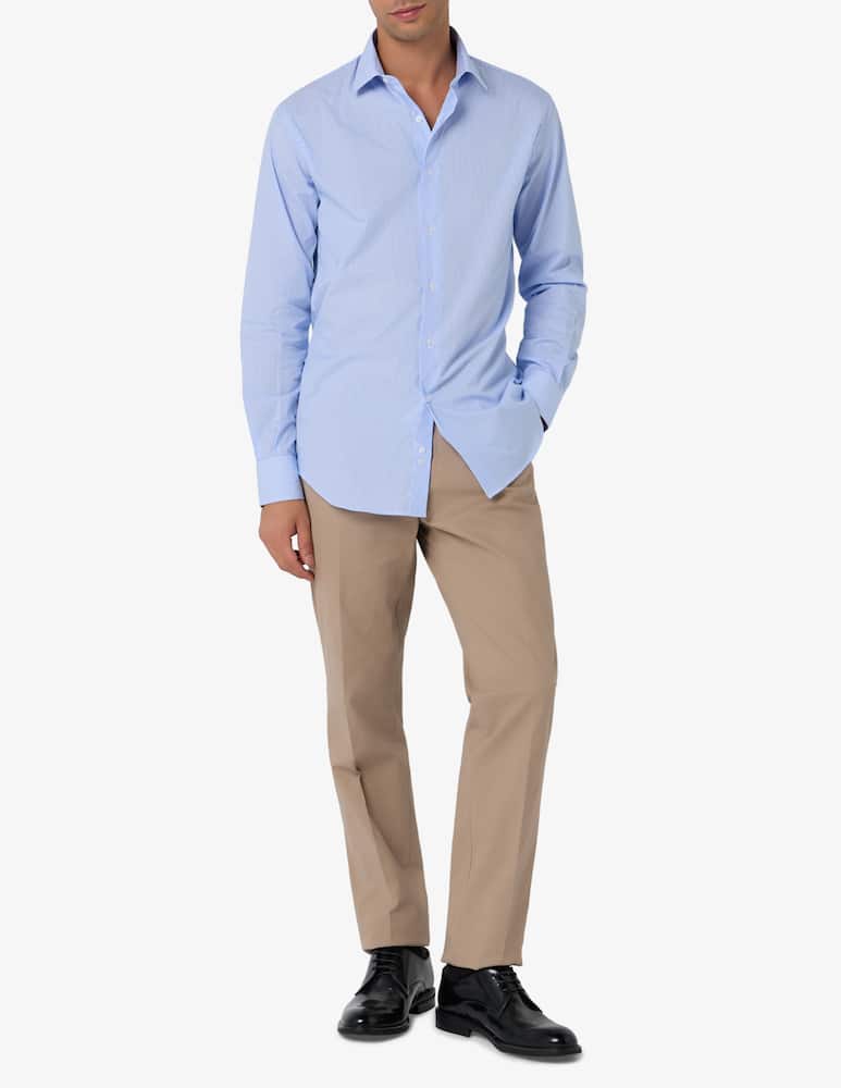 Sartoria Italiana striped poplin shirt - picture 2 Sartoria Italiana striped poplin shirt - picture 2