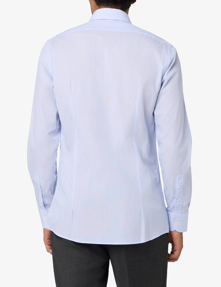 rinascente Sartoria Italiana Camicia rigata in popeline di cotone modern fit