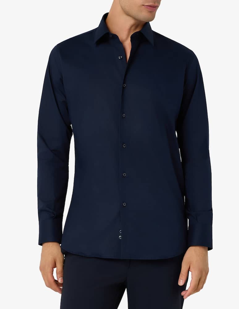 rinascente Sartoria Italiana Camicia in popeline di cotone stretch modern fit