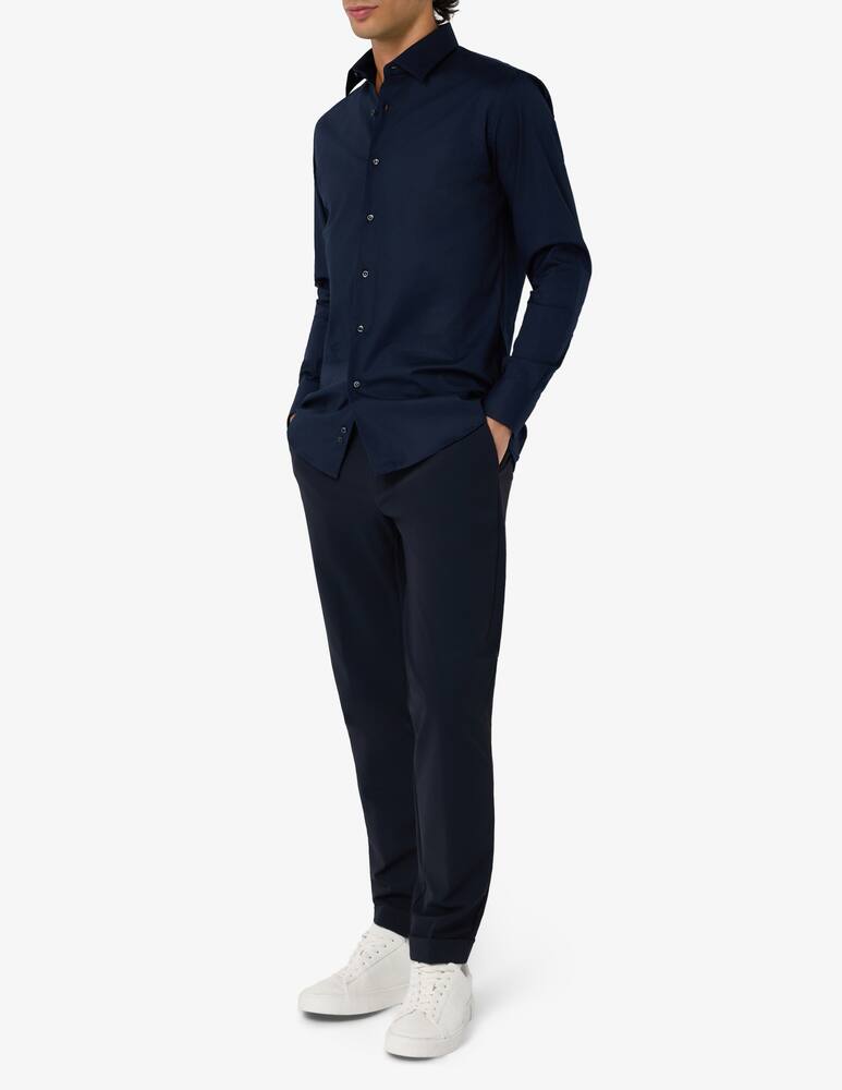 rinascente Sartoria Italiana Camicia in popeline di cotone stretch modern fit