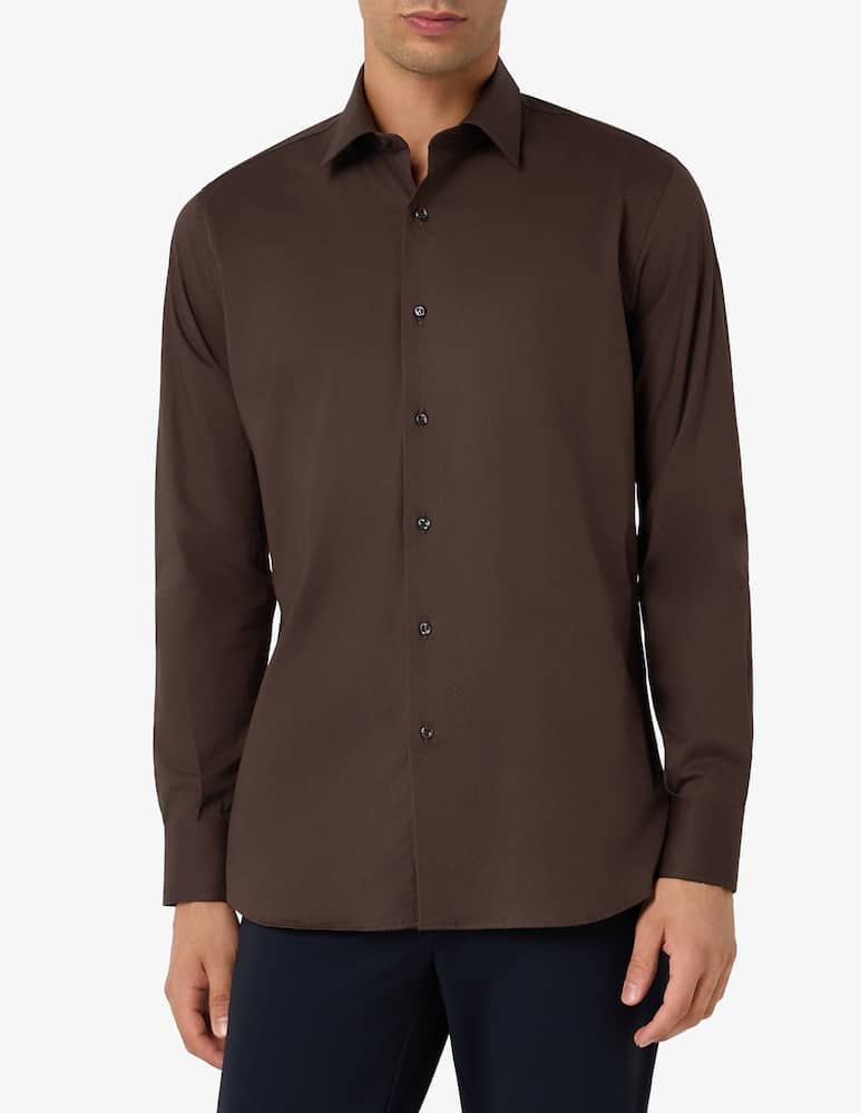 rinascente Sartoria Italiana Stretch poplin shirt