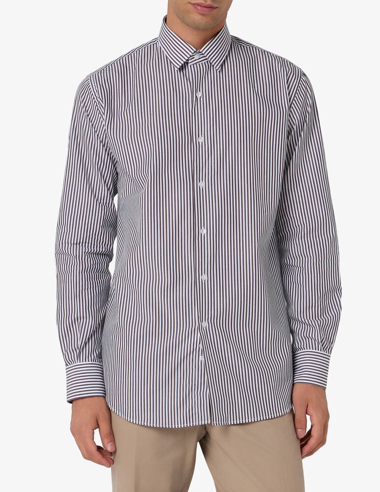 Sartoria Italiana Striped poplin shirt - picture 1 Sartoria Italiana Striped poplin shirt - picture 1