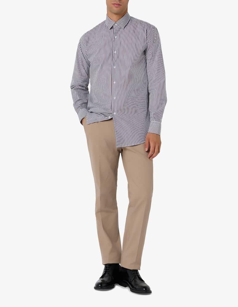 Sartoria Italiana Striped poplin shirt - picture 2 Sartoria Italiana Striped poplin shirt - picture 2