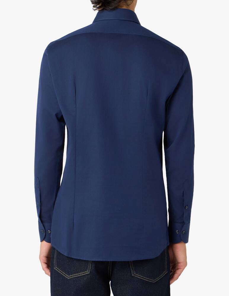 rinascente Sartoria Italiana Camicia classica in twill di cotone modern fit