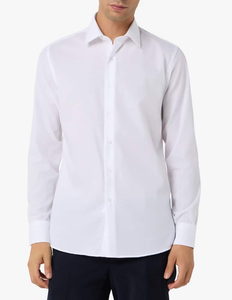 Sartoria Italiana Camicia in popeline di cotone easy care modern fit - immagine 1 Sartoria Italiana Camicia in popeline di cotone easy care modern fit - immagine 1