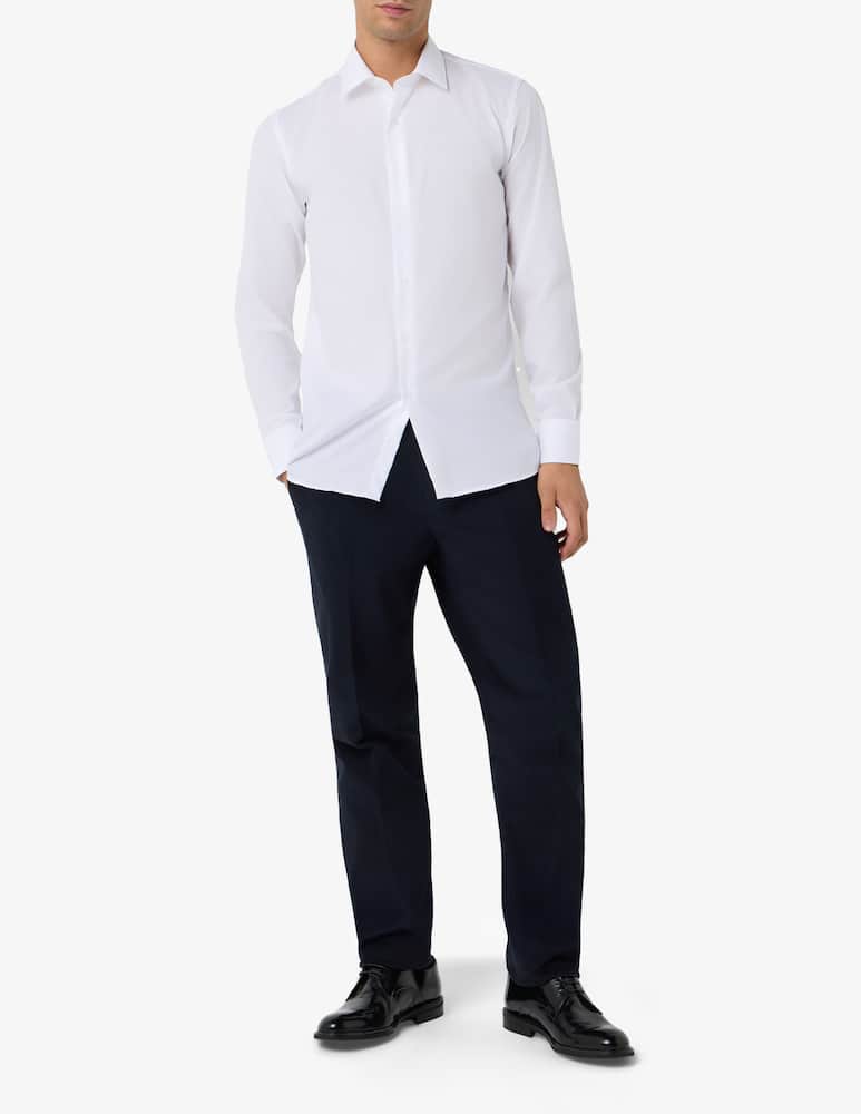 Sartoria Italiana Camicia in popeline di cotone easy care modern fit - immagine 2 Sartoria Italiana Camicia in popeline di cotone easy care modern fit - immagine 2