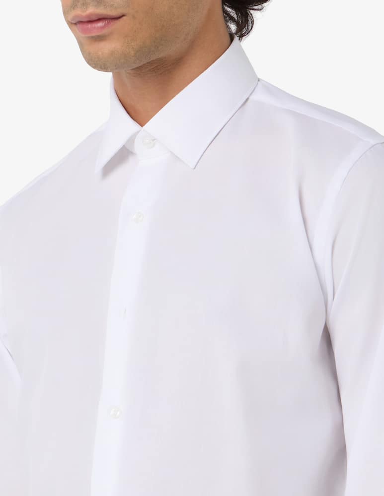 Sartoria Italiana Camicia in popeline di cotone easy care modern fit - immagine 4 Sartoria Italiana Camicia in popeline di cotone easy care modern fit - immagine 4