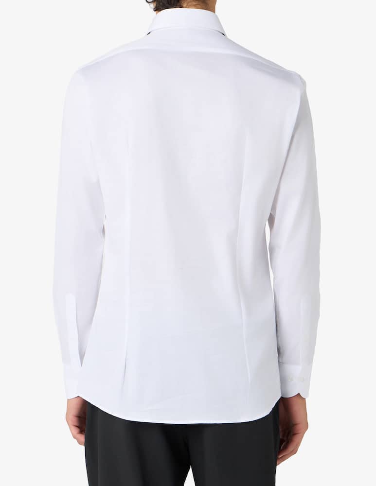 rinascente Sartoria Italiana Camicia classica in twill di cotone modern fit