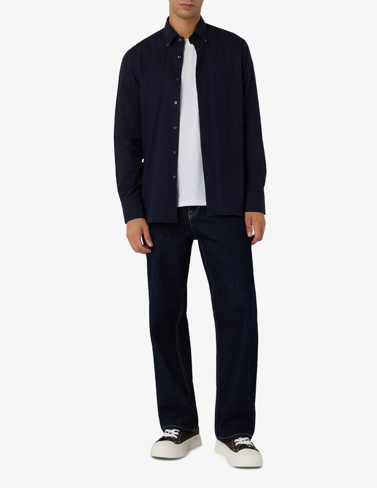 Sartoria Italiana Camicia in flanella di cotone e lana regular fit - immagine 2 Sartoria Italiana Camicia in flanella di cotone e lana regular fit - immagine 2