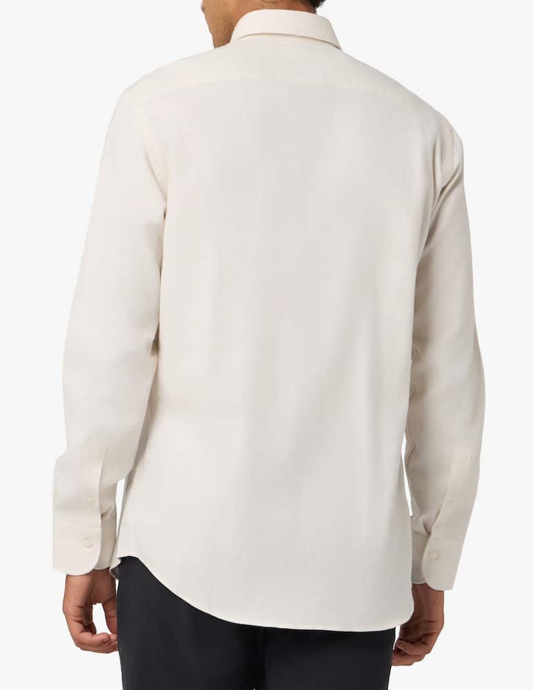 Sartoria Italiana Camicia in flanella di cotone e lana regular fit - immagine 3 Sartoria Italiana Camicia in flanella di cotone e lana regular fit - immagine 3