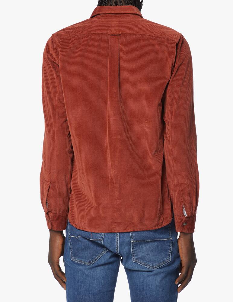 rinascente Xacus Snap buttons corduroy shirt