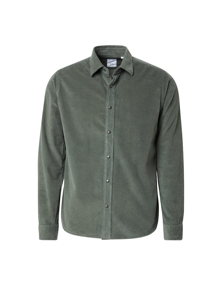 rinascente Xacus Camicia in velluto bottoni pressione