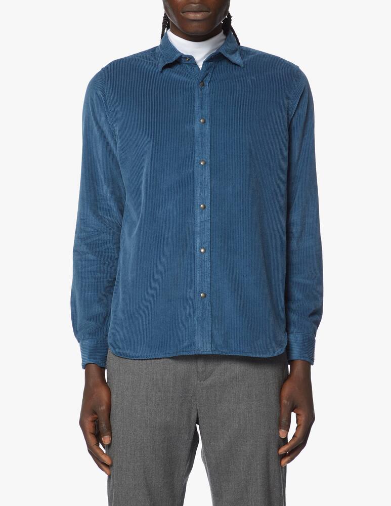rinascente Xacus Snap buttons corduroy shirt