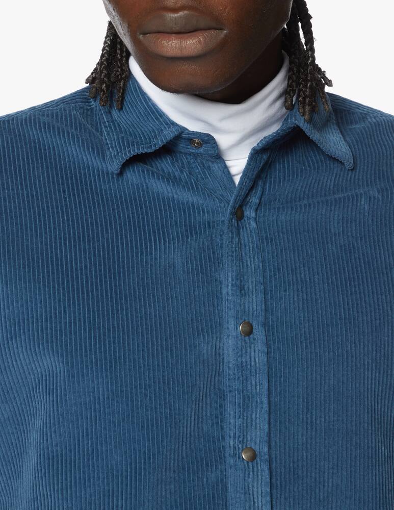 rinascente Xacus Snap buttons corduroy shirt