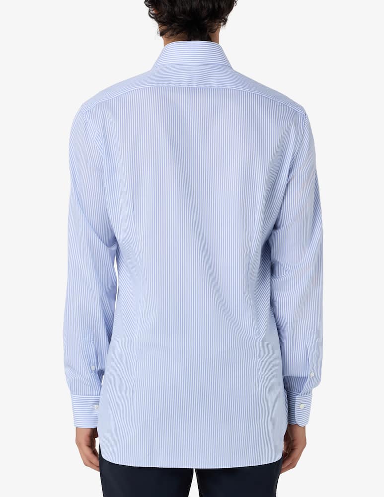 rinascente Barba Napoli Striped twill shirt