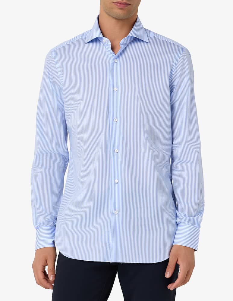 rinascente Barba Napoli Slim striped shirt