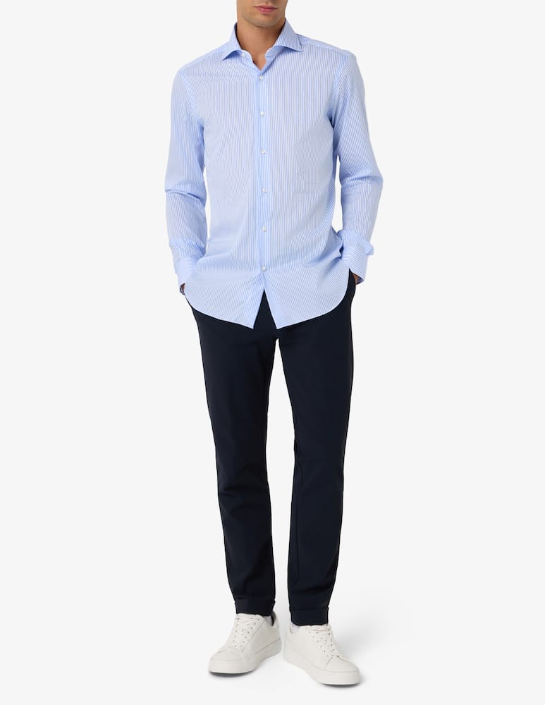 rinascente Barba Napoli Slim striped shirt