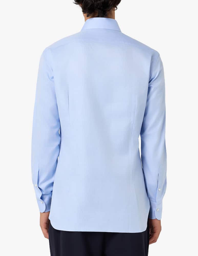 rinascente Barba Napoli Camicia in twill di cotone slim fit